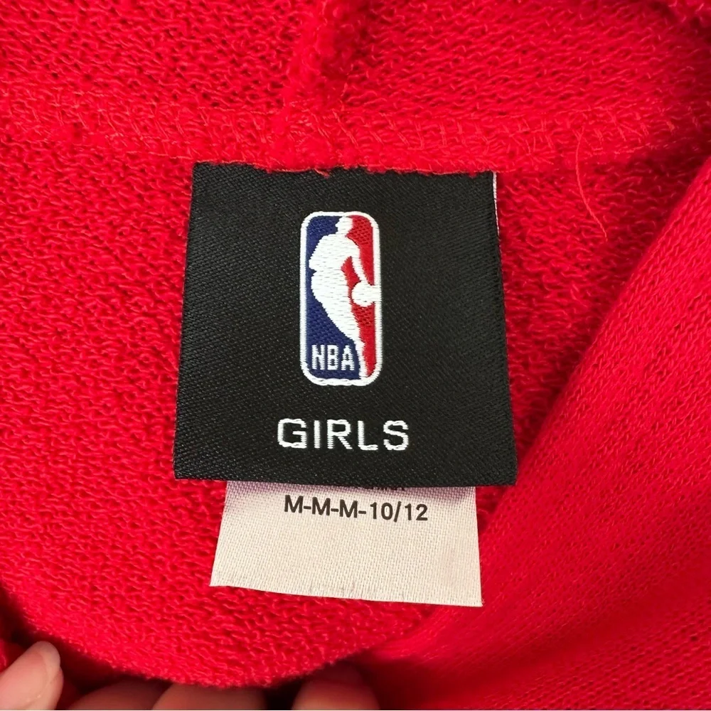 NEW Girls Medium 10-12 Clippers Basketball Hoodie NBA Red White Blue Sweatshirt